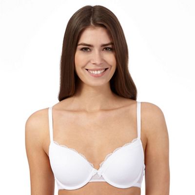 White spotted t-shirt bra